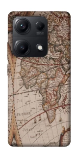 Чехол на Xiaomi Redmi Note 14S Карта путешествий фото 1 из 1
