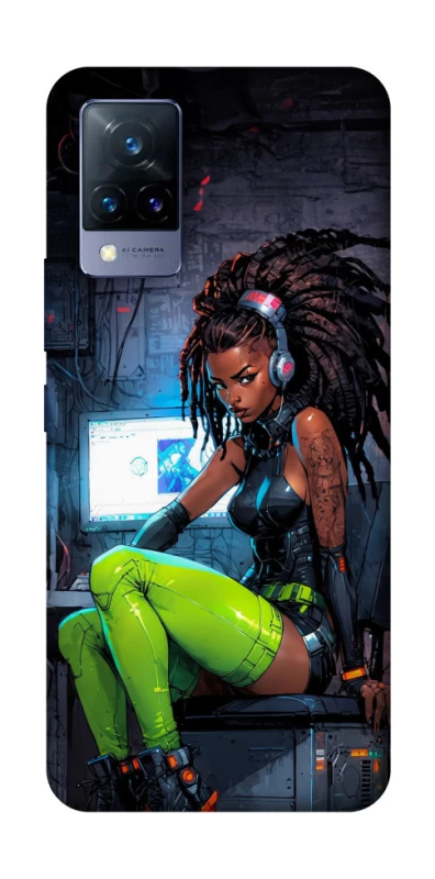 Чехол на Vivo V21 Cyber girl фото 1 из 1