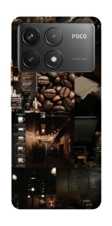 Чохол на Xiaomi Poco F6 Pro Coffee collage ver.1 фото 1 з 1