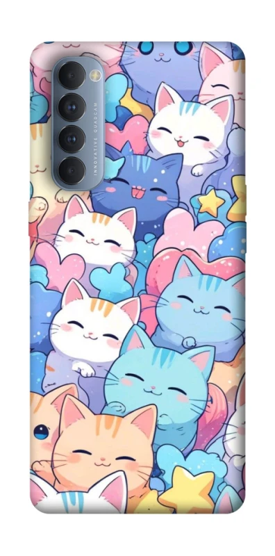 Чехол на Oppo Reno 4 Pro Funny Kittens ver.3 фото 1 из 1
