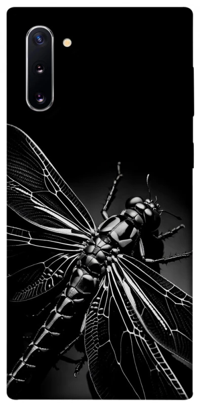 Чохол на Samsung Galaxy Note 10 Black dragonfly фото 1 з 1