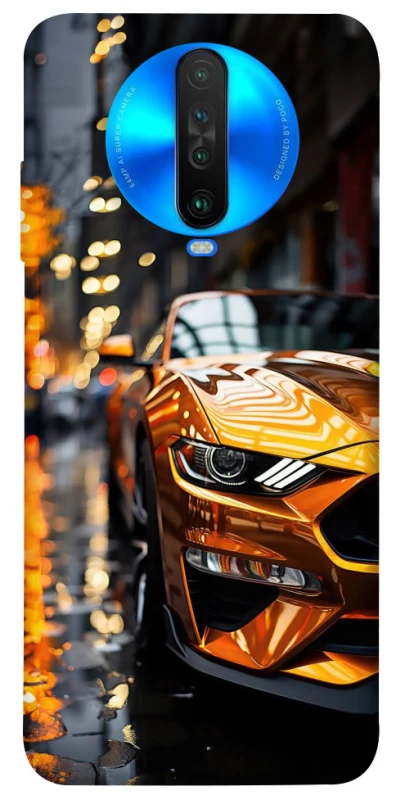 Чохол на Xiaomi Poco X2 Golden sports car фото 1 з 1