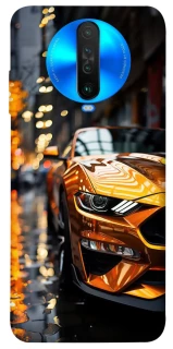 Чехол на Xiaomi Poco X2 Golden sports car фото 1 из 1