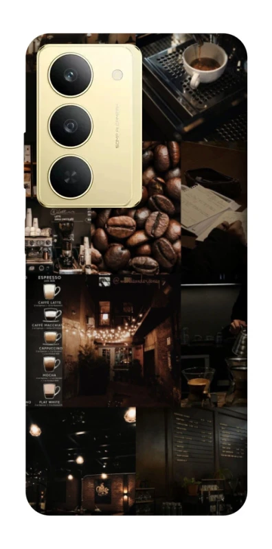 Чохол на Realme 14x Coffee collage ver.1 фото 1 з 1