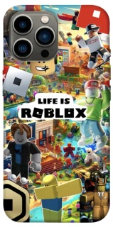 Чехол на Apple iPhone 12 Pro Max (6.7") Life is Roblox фото 1 из 1
