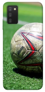 Чехол на Samsung Galaxy A03s Мяч на газоне фото 1 из 1