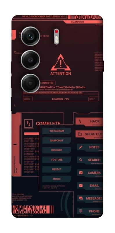 Чохол на Tecno Camon 40 Attention фото 1 з 1