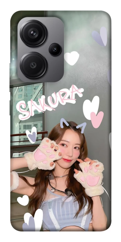 Чехол на Xiaomi Redmi Note 13 Pro+ Sakura - LE SSERAFIM фото 1 из 1
