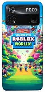 Чехол на Xiaomi Poco X4 Pro 5G Roblox World фото 1 из 1