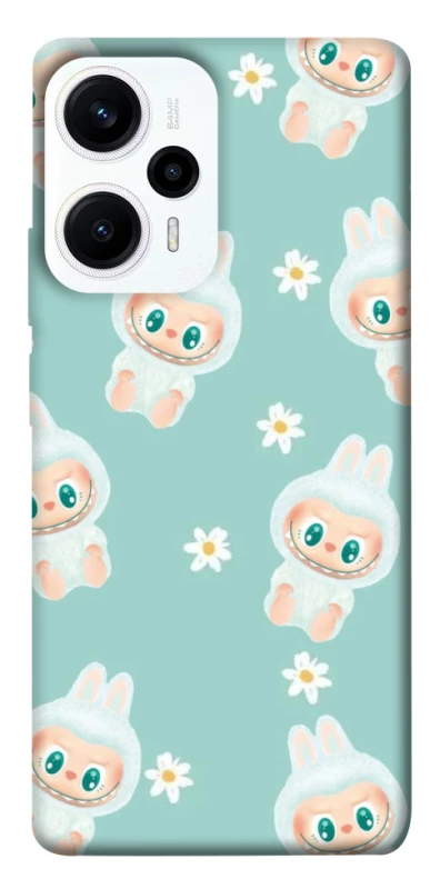 Чохол на Xiaomi Poco F5 / Note 12 Turbo Labubu Green фото 1 з 1