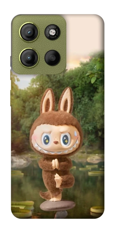 Чохол на Motorola Moto G15 4G Labubu Yoga фото 1 з 1