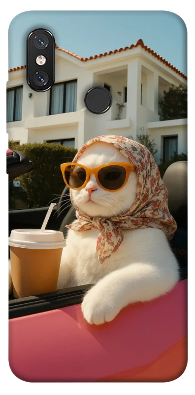Чохол на Xiaomi Mi 8 Stylish Cat Cruise фото 1 з 1