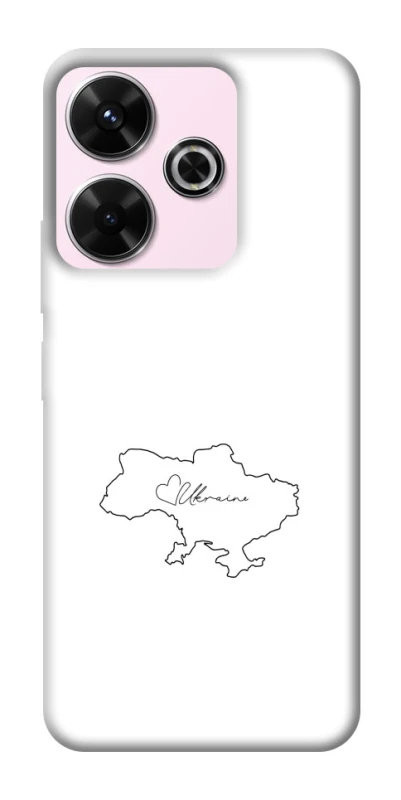 Чохол на Xiaomi Poco M6 4G Ukraine map фото 1 з 1