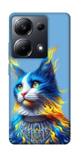 Чехол на Xiaomi Poco M6 Pro 4G Кот патриот фото 1 из 1