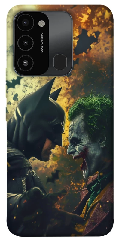 Чехол на TECNO Spark 8C Batman and the Joker фото 1 из 1