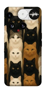Чехол на Nothing Phone (3) Colorful Cat Collage фото 1 Чехол на Nothing Phone (3) Colorful Cat Collage фото 1 из 1
