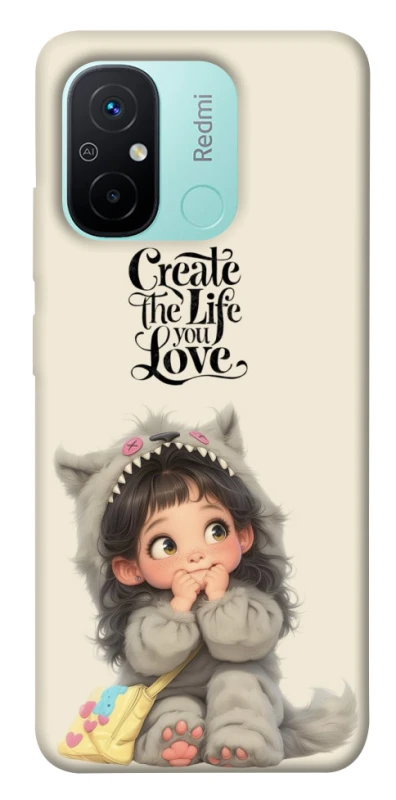 Чохол на Xiaomi Redmi 12C / Poco C55 Create the life you love фото 1 з 1