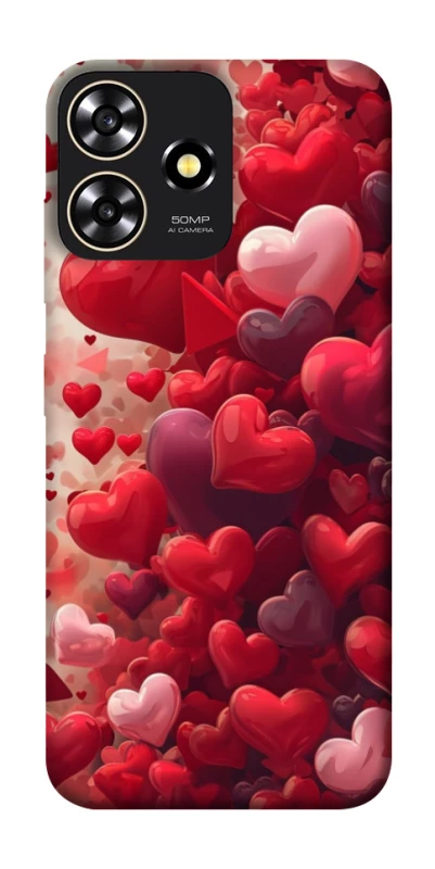 Чохол на ZTE Blade A73 4G Many hearts фото 1 з 1