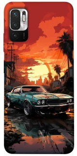 Чохол на Xiaomi Redmi Note 10 5G Car at sunset фото 1 з 1
