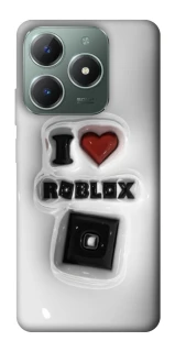 Чохол на Realme C61 I love Roblox фото 1 з 1