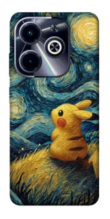 Чохол на Infinix Hot 40i Pikachu and Van Gogh фото 1 з 1