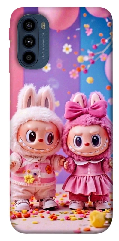 Чохол на Motorola Moto G41 Labubu twins ver.2 фото 1 з 1