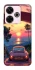 Чехол на Xiaomi Redmi 13 4G Porsche at sunset фото 1 из 1