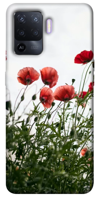 Чехол на Oppo A94 Поле маков фото 1 из 1