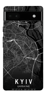 Чохол на Google Pixel 6a Kyiv map фото 1 з 1