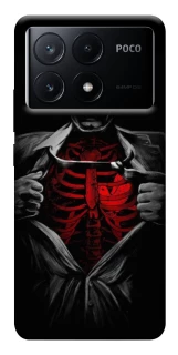 Чохол на Xiaomi Poco X6 Skeleton Heart фото 1 з 1