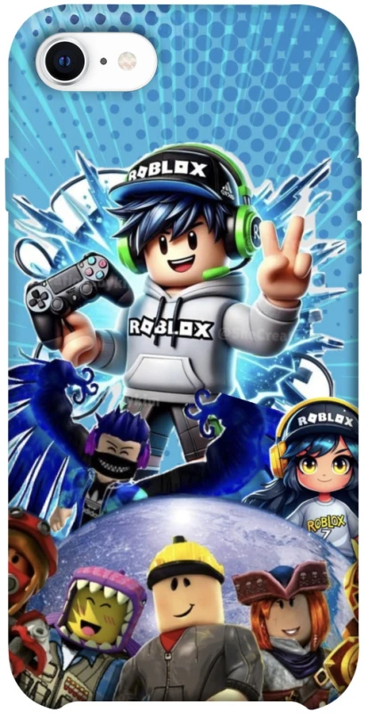 Чохол на Apple iPhone SE (2020) Roblox collage ver.3 фото 1 з 1