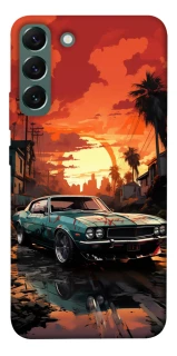 Чехол на Samsung Galaxy S22+ Car at sunset фото 1 из 1