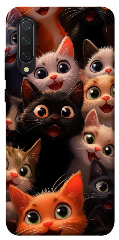 Чохол на Xiaomi Mi CC9 / Mi 9 Lite happy cats фото 1 з 1