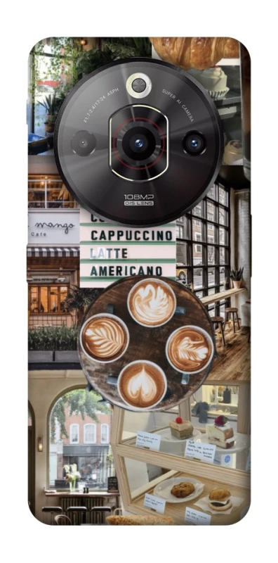 Чохол на ZTE Nubia Focus Pro Coffee collage ver.5 фото 1 з 1