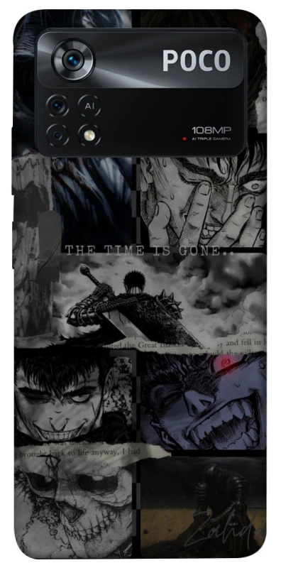 Чехол на Xiaomi Poco X4 Pro 5G Berserk collage ver.3 фото 1 из 1