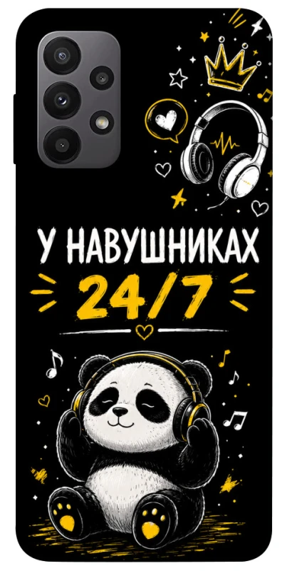 Чехол на Samsung Galaxy A23 4G У навушниках 24/7 фото 1 из 1