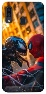 Чехол на Samsung Galaxy A20 / A30 Venom vs Spiderman фото 1 из 1