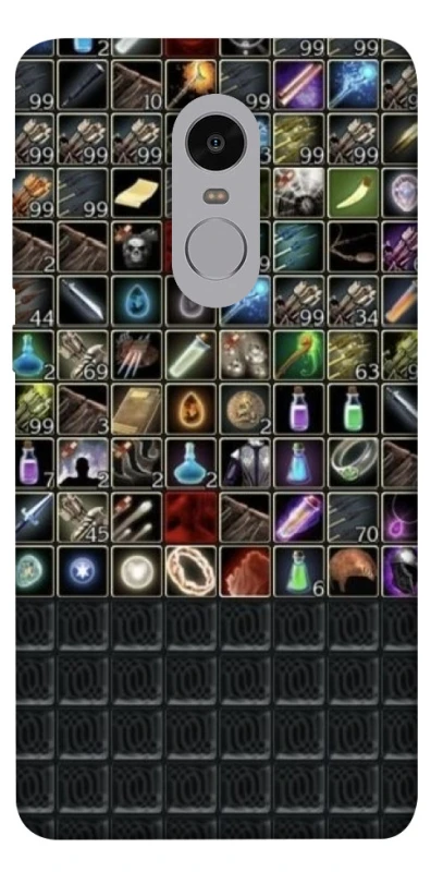 Чохол на Xiaomi Redmi Note 4X / Note 4 (Snapdragon) Inventory menu ver.2 фото 1 з 1