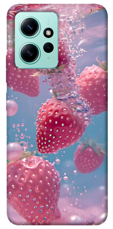 Чохол на Xiaomi Redmi Note 12 4G Полуниця в воді фото 1 з 1