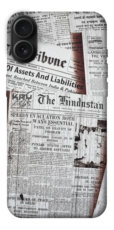 Чехол на Apple iPhone 16 Plus Газеты фото 1 из 1