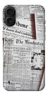 Чехол на Apple iPhone 16 Plus Газеты фото 1 из 1