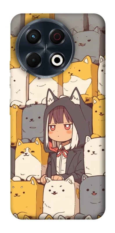 Чохол на TECNO Spark 30 Pro (KL7) Like a cat фото 1 з 1