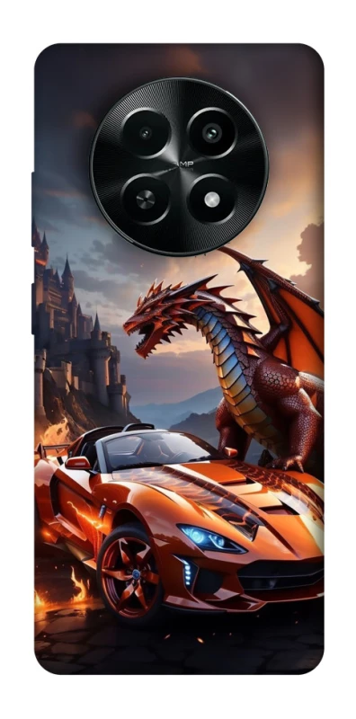 Чохол на Realme Narzo 70x Сar and dragon фото 1 з 1