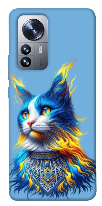 Чохол на Xiaomi 12 / 12X Кіт патріот фото 1 з 1