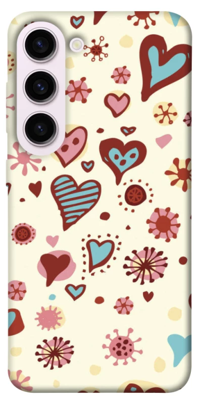 Чехол на Samsung Galaxy S23+ Pretty hearts фото 1 из 1
