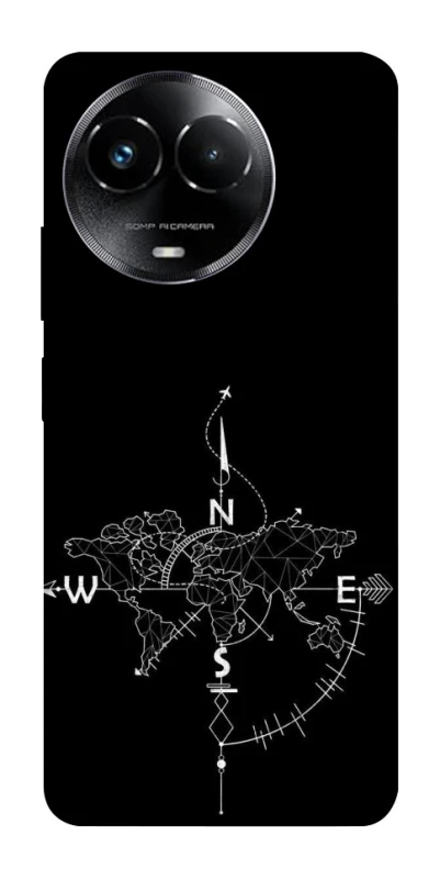 Чехол на Realme C67 4G Travel Map фото 1 из 1