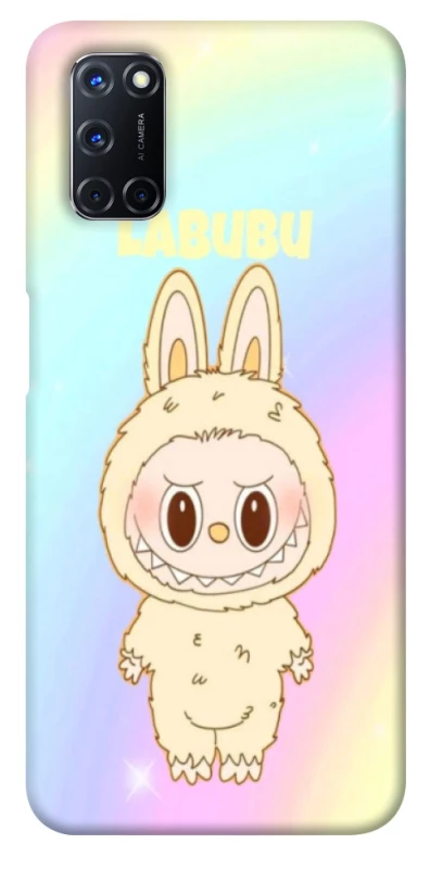 Чохол на Oppo A52 / A72 / A92 Fluffy Rainbow Labubu фото 1 з 1
