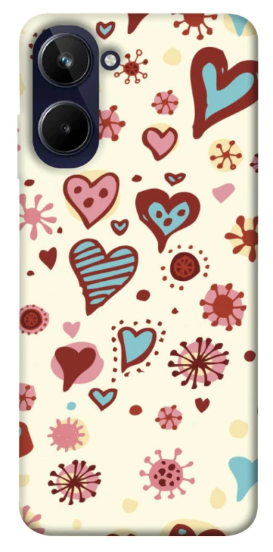 Чехол на Realme 10 4G Pretty hearts фото 1 из 1