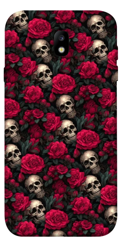 Чохол на Samsung J730 Galaxy J7 (2017) Черепа та рози фото 1 з 1