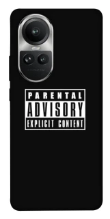 Чохол на Oppo Reno 10 Parental Advisory Label фото 1 Чохол на Oppo Reno 10 Parental Advisory Label фото 1 з 1